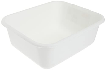 Picture of RUBBERMAID COMMERCIAL 2951ARWHTCT Rubbermaid 2951-AR WHT Dish Pan, Rectangular, White Plastic, 11-1/2-Qts. (EA)