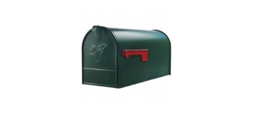 Picture of GIBRALTAR MAILBOXES E1600GAM Gibraltar Mailboxes Elite Large Capacity Galvanized Steel Green, Post-Mount Mailbox, E1600G00 (EA)