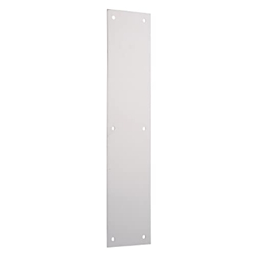 Picture of BRINKS BC41005 BRINKS Commercial - Commercial 15" Push Door Plate, Stainless Steel Finish - Rust and Corrosion Resistant Door Plate (EA)