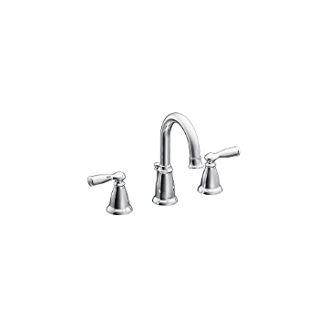Picture of Moen WS84924 Moen WS84924 Two-Handle High Arc Bathroom Faucet, Chrome (EA)