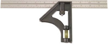 Picture of JOHNSON SC & SONS INC 415 Johnson 12 in. L x 4-7/8 in. H Steel Combination Square Gray (EA)