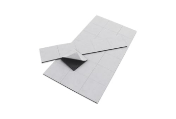 Picture of Magnet Source 08057 Small Parts 08057 Magnet Squares with Adhesive, 1/16X1-Inch, Pack of 24 (EA)