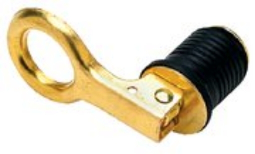 Picture of ATTWOOD MARI 18871 SEACHOICE Brass 1-1/4 in. W Drain Plug 1 pk (EA)