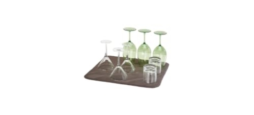 Picture of IDESIGN 41243 InterDesign iDry Large Kitchen Countertop Absorbent Dish Drying Mat, Mocha/Ivory (EA)