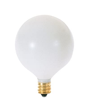 Picture of SATCO PRODUCTS INC S3825 25W+G16+1%2f2+2RD+CAND+WHT2525 (PK-25-EA)
