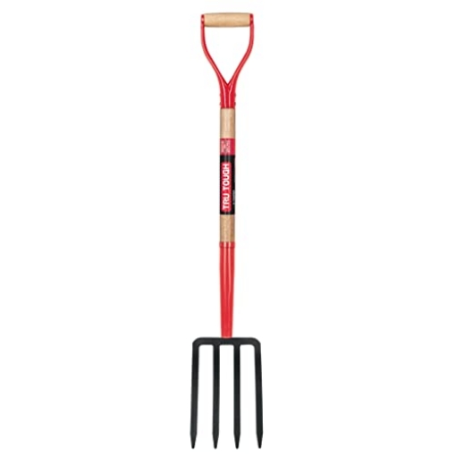 Picture of Truper Tools BJ-4E Truper 30293 Spading Fork – 4 Tines, 30 Inch Wood & Steel D-Handle (EA)