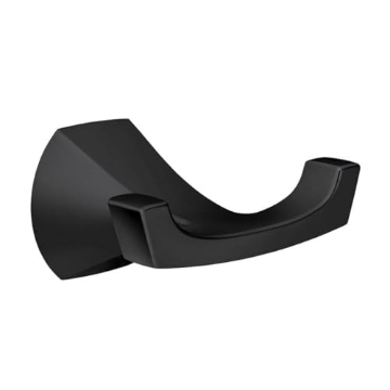 Picture of Moen MY8703BL Moen MY8703BL Lindor Matte Black Double Robe Hook Matte Black (EA)