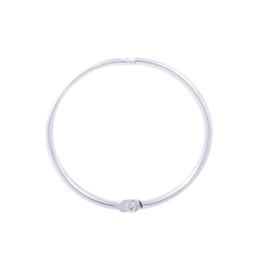 Picture of Kenney Manufacturing Company KN96004 Kenney KN96004 Rust-Resistant Metal Basic O-Shaped Shower Curtain Rings for Shower Curtain and Standard Shower Curtain Rod, Bathroom Use, Easy to Install, Set of 12, Chrome (EA)