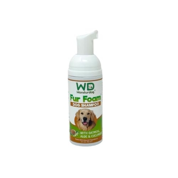 Picture of WONDURDOG LLC WD015 Wondurdog Fur Foam Dog Shampoo MINI with Oatmeal, Coconut and Aloe. Hypoallergenic, Softens Coat, Moisturizes Dry Skin, Restores Shiny, Lathers from Bottle. (2 oz) - Travel Size (EA)