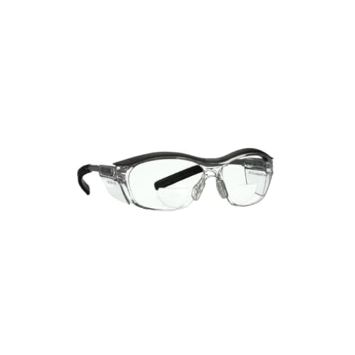 Picture of 3M 91192H1-C 3M Readers 2.0X Safety Eyewear, Impact-Resistant, Blocks 99.9% of UV, Clear lenses, Safety Glasses With Built In Bifocal Power Of +2.0, Lightweight, Adjustable Temple Lengths, 1 Pack (91192H1-C) (EA)