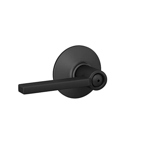 Picture of Ingersoll Rand F40 G LAT 622 Schlage F40 V LAT 622 Latitude Door Lever, Bed & Bath Privacy Lock, Matte Black (EA)