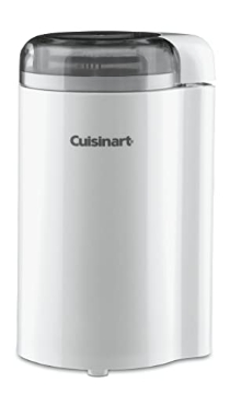 Picture of Cuisinart DCG-20N Cuisinart Coffee Grinder, One Touch Control Coffee Bean Grinder with Stainless Steel Bowl and Blades, 2.5 oz/70g Capacity Enough for 12 Cups, On/Off Switch with Safety Interlock, DCG-20N, White (EA)