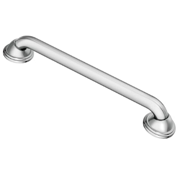 Picture of Moen LR8716D2CH Moen LR8716D2CH Bathroom Safety 16-Inch Stainless Steel Bathroom Grab Bar, Chrome (EA)