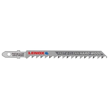 Picture of Lenox Tools 1990703 LENOX TOOLS 1990703 T-Shank Clean Wood Cutting Jig Saw Blade, 4" x 5/16" 6 TPI, 5 Pack (EA)