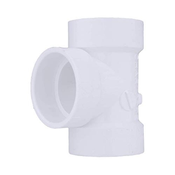 Picture of CHARLOTTE PIPE PVC 00441 0600 CHARLOTTE PIPE 1 1/2 DWV Vent TEE All HUB DWV (Drain, Waste and Vent) (1 Unit Piece) (EA)