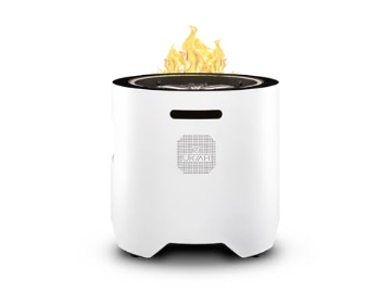 Picture of TK PRODUCTS INC TK-1046-M UKIAH Voyager 20 in. W Stainless Steel Round Electric Fire Pit with Sound System (EA)