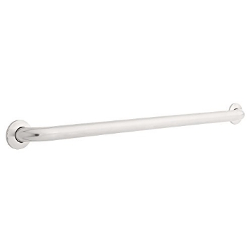 Picture of Delta Mustad D5636PS Delta 5600 Series (1-Pack) 36' Shower Grab Bar Seniors ADA Compliant Bright Stainless Steel Bathroom Safety Handle for Shower, Bathtub | Wall Mounted 450 lb Capacity Balance Assist, Grip D5636PS (EA)