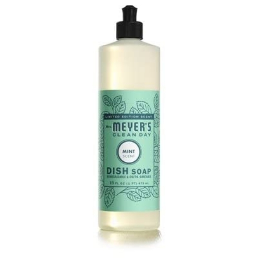 Picture of Mrs Meyers 70349 Liquid Dish Soap, Mint, 16-oz. (PK-6-EA)