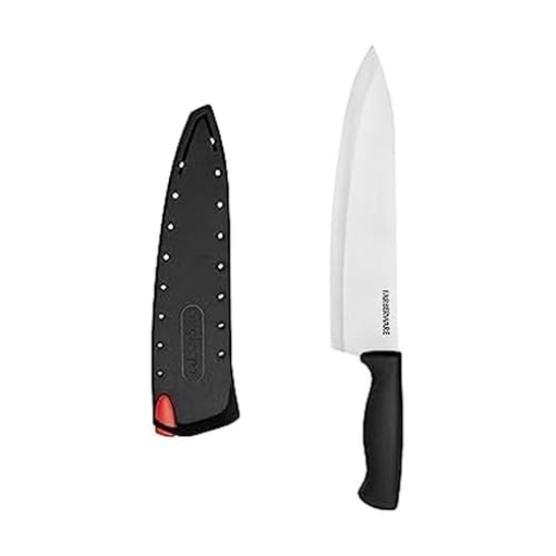 Picture of FARBERWARE 5158142 Farberware EdgeKeeper Chef's Knife, 8-inch, Black (PK-12-EA)