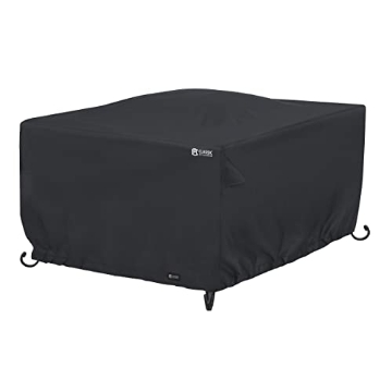 Picture of Classic Clear 5555701040100 Classic Accessories Water-Resistant 42 Inch Square Fire Pit Table Cover, Outdoor Table Cover (EA)