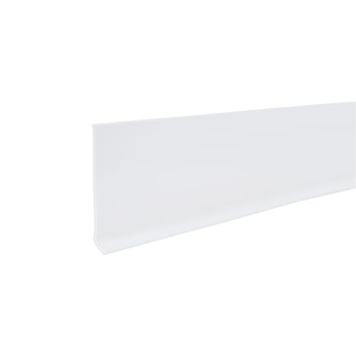 Picture of M-D BUILDING PRODUCTS 75507 M-D Building Products 4-Inch x 120-Feet Dry Back Vinyl Wall Base, Flexible Dry Back Vinyl Trim with Toe - Easy Install Molding Trim for Floors, Baseboards, Bulk Roll, Snow White (75507) (EA)
