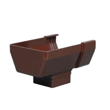 Picture of AMERIMAX T1509 Amerimax 5.8 in. H X 4.5 in. W X 5.8 in. L Brown Vinyl U Gutter Drop Outlet (PK-10-EA)