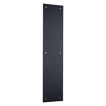 Picture of BRINKS COMMERCIAL BC41022 BRINKS Commercial - Commercial 15" Push Door Plate, Matte Black Finish - Rust and Corrosion Resistant Door Plate (EA)