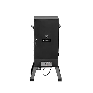 Picture of Mastercool MB20077618 Masterbuilt MB20077618 Analog Electric Smoker with 2 Smoking Racks, 30 inch, Black (EA)