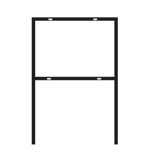 Picture of HILLMAN 844137 The Hillman Group Metal Sign Frame Red & White Plastic Sign (EA)