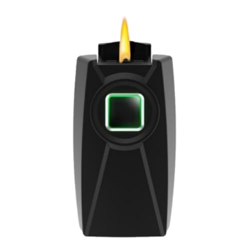 Picture of GEI 22073 GEI Black Biometric Fingerprint Pocket Lighter 1 pk - Case of: 1; (EA)