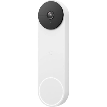 Picture of GOOGLE REMAN GA01318-US-CR Google Nest Wi-Fi Video Smart Doorbell Camera (Battery Operated) - White (Renewed) (EA)