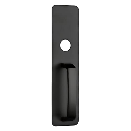 Picture of BRINKS COMMERCIAL BC41016 BRINKS Commercial - Commercial Door Pull Plate with Cylinder Hole, Matte Black Finish - Meets ANSI Grade 1 Standards, is UL Listed, and is ADA Compliant (EA)