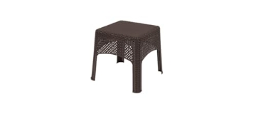 Picture of ADAMS MFG CORP 258359 Adams Manufacturing 8071-60-3731 Woven Side Table, Earth Brown (EA)