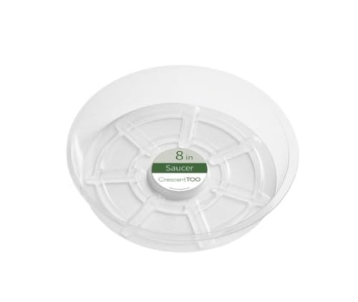 Picture of CRESCENT GARDEN BV080S00C Crescent Too Plant Saucer RND CLR 8" (PK-50-EA)
