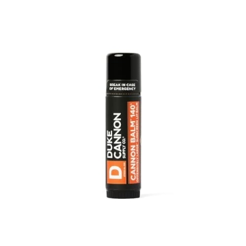 Picture of DUKE CANNON CBALM1401 Duke Cannon Balm 140° Tactical Lip Protectant - Blood Orange Mint Flavored Lip Balm for Men with SPF 30, Large Size, Premium Ingredients, 0.56oz (EA)