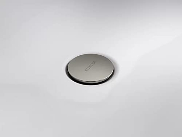 Picture of Kohler RH1274364-BN Kohler RH1274364-BN Clicker Drain with Overflow in Vibrant Brushed Nickel, ‎2.76 x 2.76 x 9.72 inches (EA)