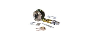 Picture of US HARDWARE D-113B United States Hardware D-113B Single Cylinder Entrance Deadbolt, 2-3/8" (EA)
