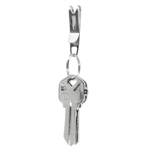 Picture of KEYSMART LLC KS801-SS KeySmart Nano Clip - Pocket Clip Key Ring Holder - Secure Your Key Chain, Eliminates Pocket Bulge (EA)