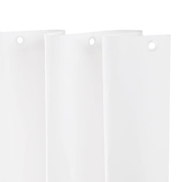 Picture of Kenney Manufacturing Company KN61430V1 Kenney KN61430 Lightweight 3 Gauge Waterproof PEVA Shower Curtain Liner with Durable Eyelet Hang Holes and Weighted Magnetic Hem for Bathroom, 70" W x 72" H, White, 1-Pack (EA)