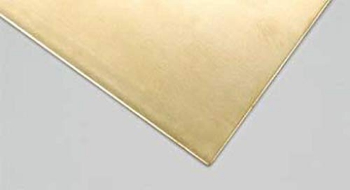 Picture of K&S 16409 K&S Sheet 6"W X 12" L 0.064 " T Brass, Solid Brass Shrinkwrapped (EA)