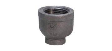 Picture of ANVIL INTERNATIONAL 8700134755 Anvil 8700134755, Malleable Iron Pipe Fitting, Reducer Coupling, 2" x 1-1/2" NPT Female, Black Finish (EA)