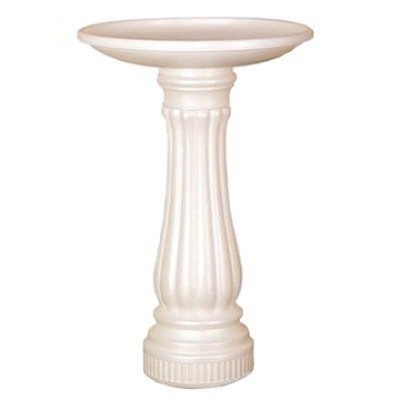 Picture of UNION 61010 Union Products White Plastic 25 in. Bird Bath (PK-6-EA)