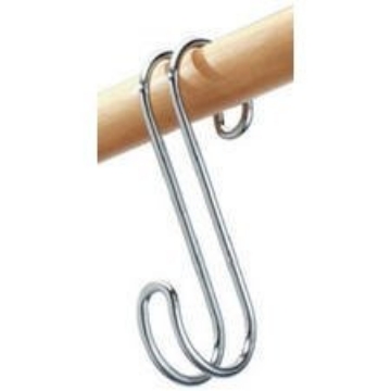 Picture of IDESIGN 06500 InterDesign 2.4 in. H x 3/4 in. W x 8.1 in. L Chrome Closet Hook 1 pk (EA)