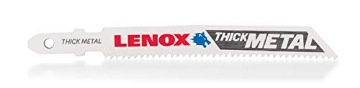 Picture of Lenox Tools 1991595 LENOX Tools 1991595 T-Shank Power Arc Thick Metal Cutting Jig Saw Blade, 3 5/8" x 3/8" 14 TPI, 3 Pack (EA)