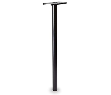 Picture of ARCHITECTURAL MAILBOXES 7516B-10 Architectural Mailboxes 7516B-10 Pacifica In-Ground Steel Mailbox Post, Alloy Steel, One Size, Black (EA)