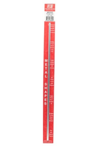 Picture of K&S 83030 K&S Precision Metals Round Aluminum Tube 83030 - 3/16" OD x 0.035" Wall x 12" Long - DIY Crafts, Model Building, Home Projects, Made in USA - 1 Tube (EA)