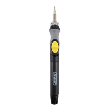 Picture of General Tools Mfg Co In 502 General Tools Cordless Lighted Power Precision Screwdriver #502 - Super-Torque Drive for Electronics, and DIY Crafts (EA)