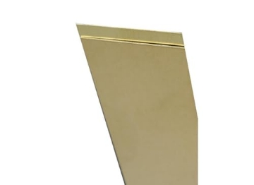 Picture of K&S 252 K&S 0.015 in. x 4 in. W x 10 in. L Brass Sheet Metal (PK-6-EA)