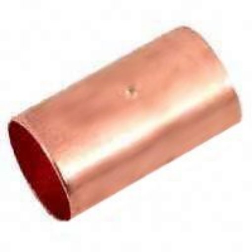 Picture of NIBCO INC W00720C Elkhart Products 10130900 1/2" Copper Couplings With Stop (PK-25-EA)