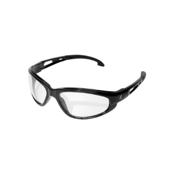 Picture of WOLF PEAK INTERNATIONAL,  INC SW111 Edge SW111 Dakura Wrap-Around Safety Glasses, Anti-Scratch, Non-Slip, UV 400, Military Grade, ANSI/ISEA & MCEPS Compliant, 5.04" Wide, Black Frame/Clear Lens (EA)